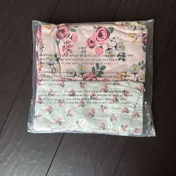 NWT Cutie Pie Dreamers 2pk 4 pieces total floral print girl pajamas set size 3T - Picture 3 of 3